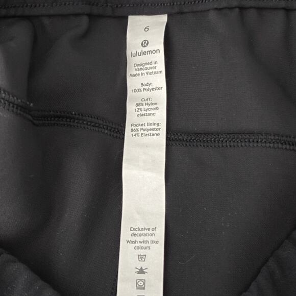 Lululemon On the Fly Jogger Pants Black Size 6 - Picture 8 of 10